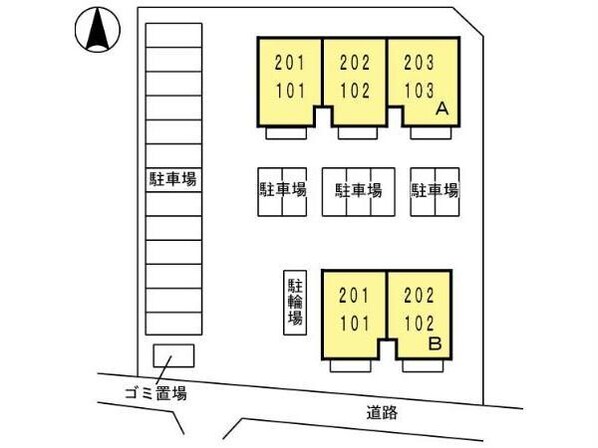 CASA明治北　Aの物件外観写真